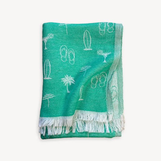 Beach Break Towel _ Aquamarine