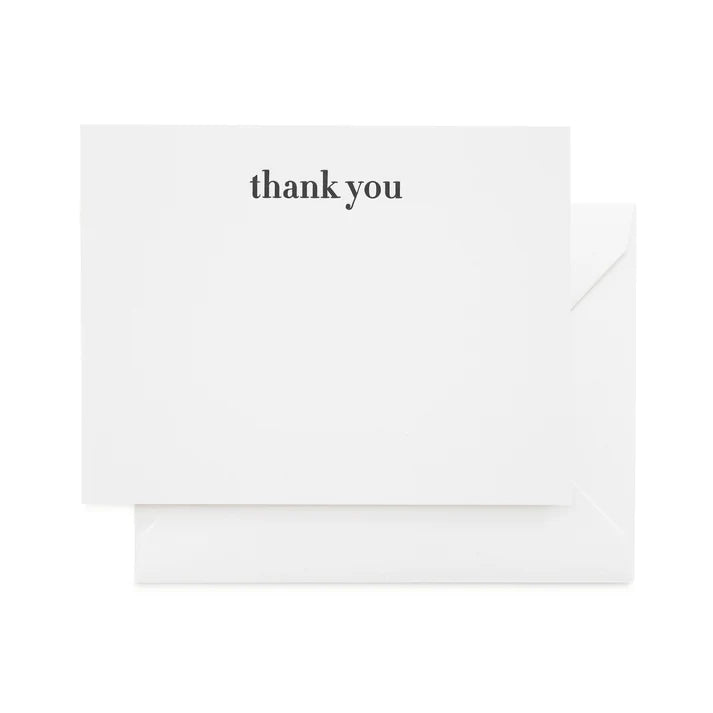 Simple Thank You Note Card Set