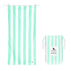 Quick Dry Towel Cabana Mint Green