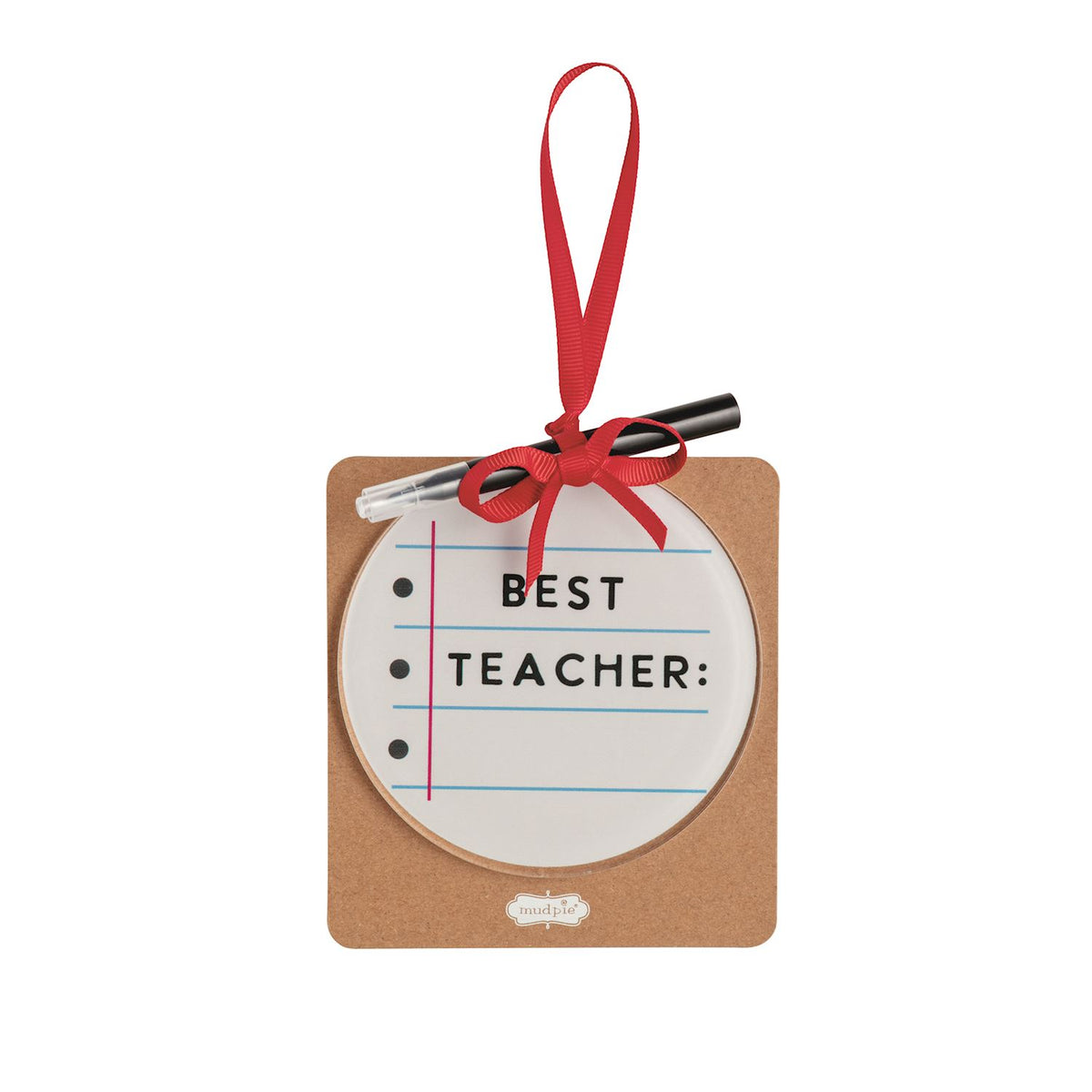 Teacher Notebook Ornament