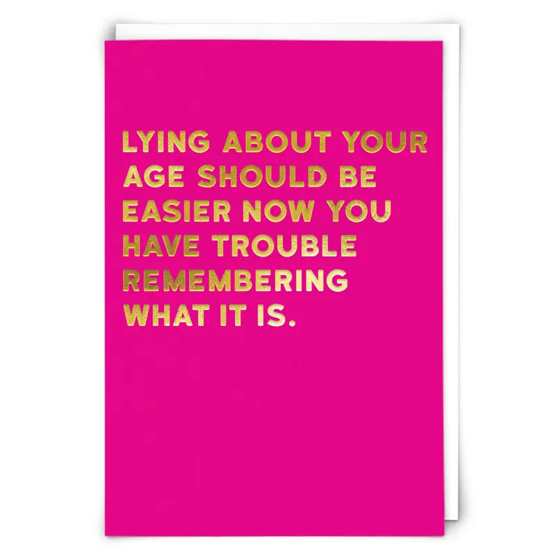 Trouble Remembering Age