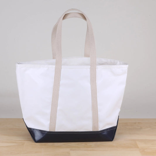 Big Sur Splash Tote _ Navy White