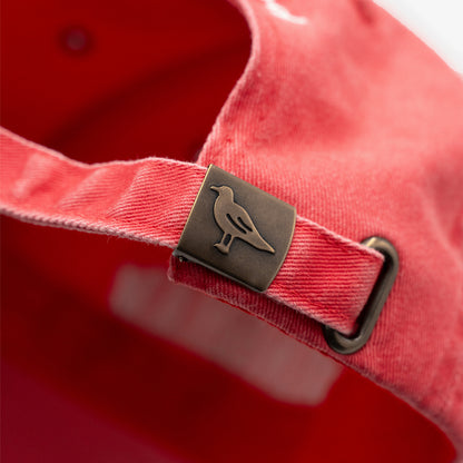 HINGHAM Dad Hat in Washed Red