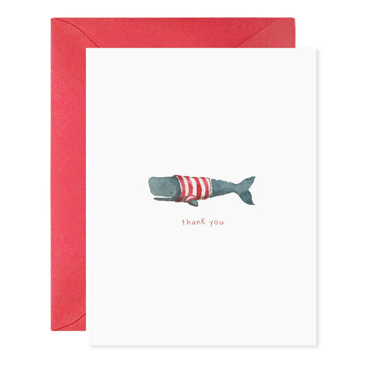 Whale Thanks Card