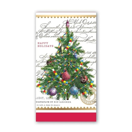 White Christmas Hostess Napkin