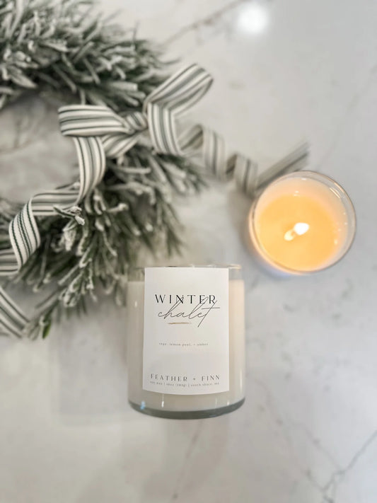 Winter Chalet Candle