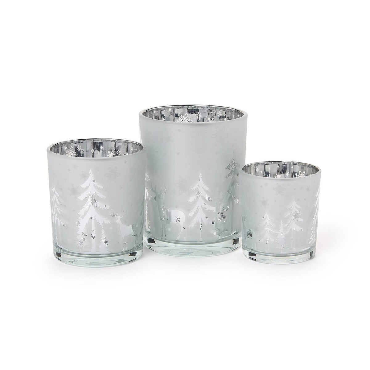 Winter Forest Shimmer Candleholder