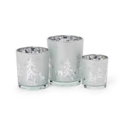 Winter Forest Shimmer Candleholder