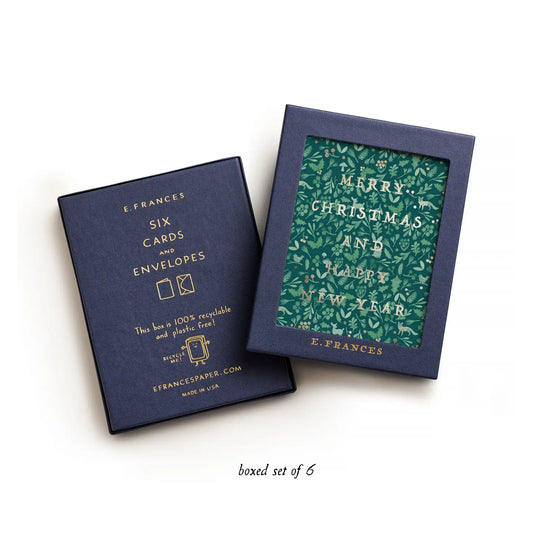 Wintery Green Boxed (Set of 6)