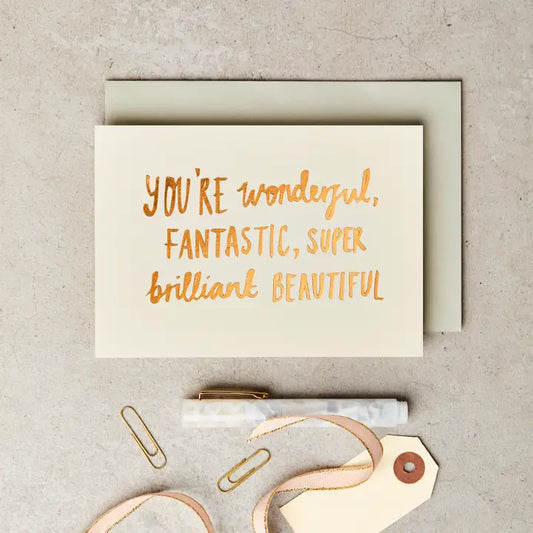 You're Wonderful