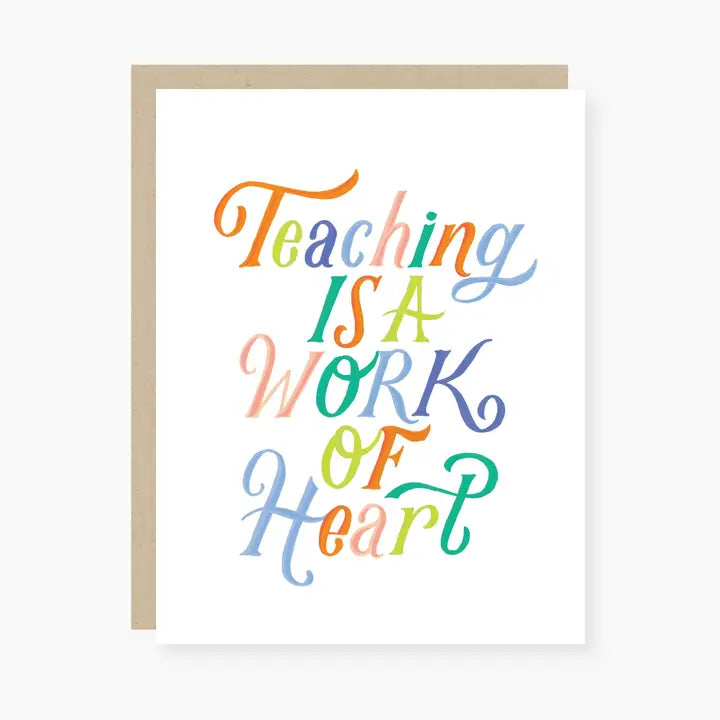 Work of Heart Teacher Appreciation