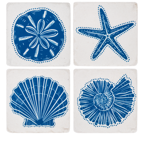 Blue Shell Coaster (Set of 4)