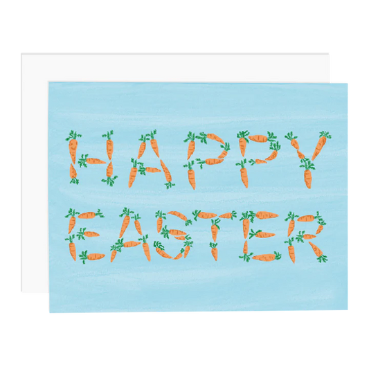 Easter Carrot Greeting Card