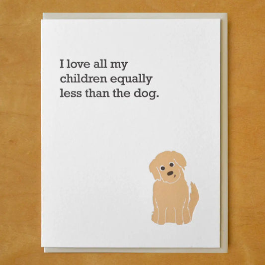 Equally less than Dog