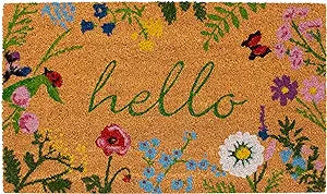 Floral Hello Doormat