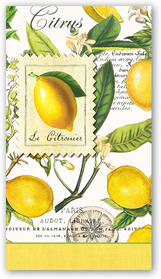 Lemon Basil Hostess Napkin