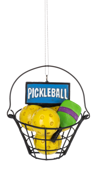 Pickleball Basket Ornament