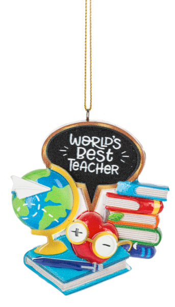 World's Best Teacher Ornament