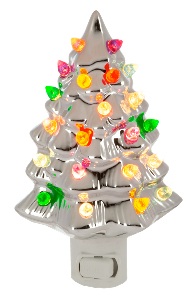 Silver Tree Night Light