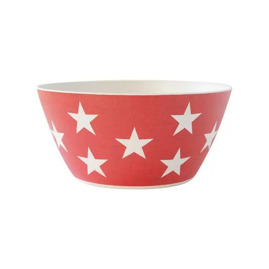 Red Star Bamboo Bowl