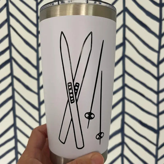 Ski + Poles Tumbler