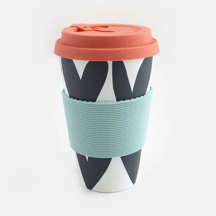 Charcoal Hearts Coffee Mug