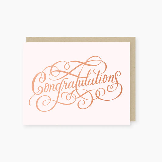Congratulations _ Rose Gold