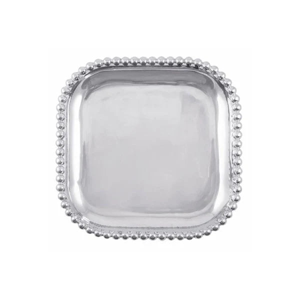Pearled Square Platter-Small