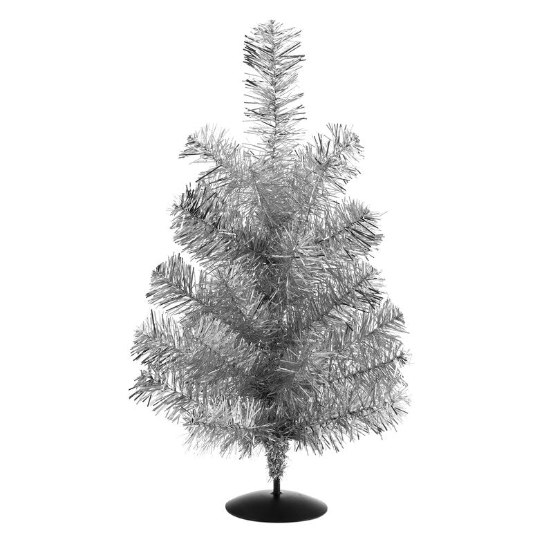 Mini Tinsel Silver Tree