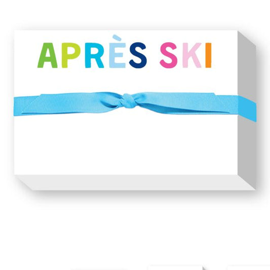 Apres Ski Big Bold Notepad
