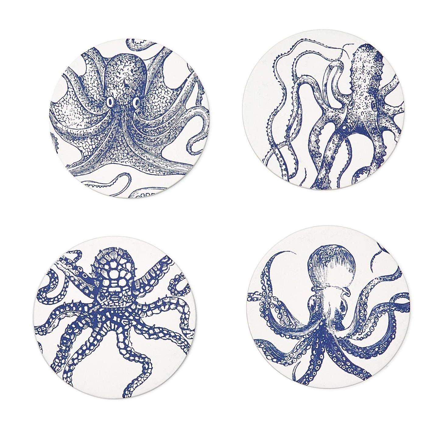 Octopus Paper Coasters
