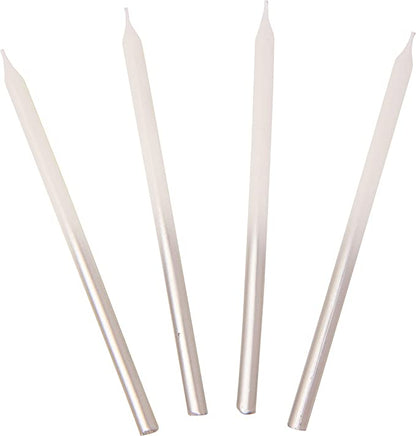 White/Silver Birthday Candles