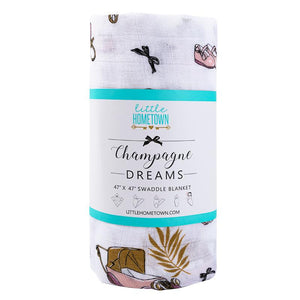 Champagne Dream Swaddle Blanket