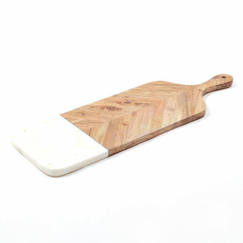Marble & Wood Rectangle Board