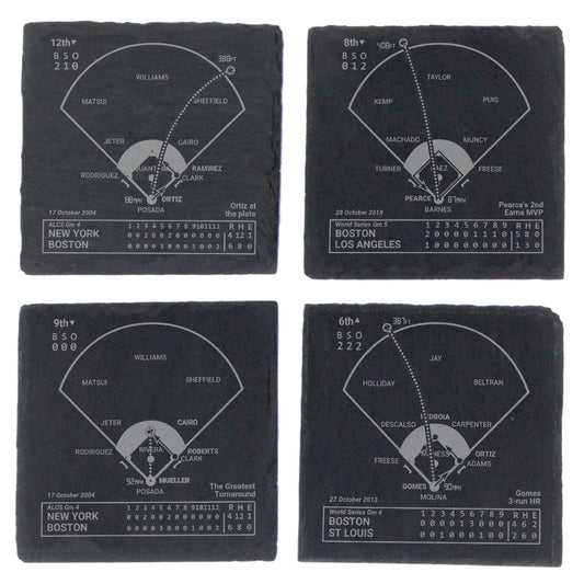 Red Sox Playbook Slate Coaster