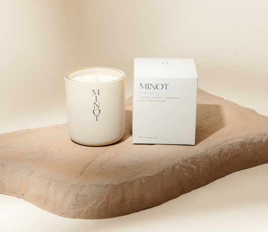 atmosphere minot candle large and box container with neutral background
