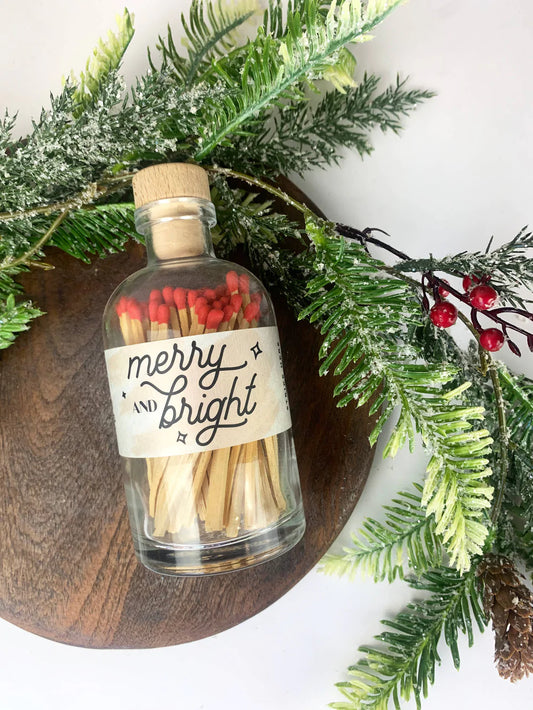 Merry & Bright Red Matches