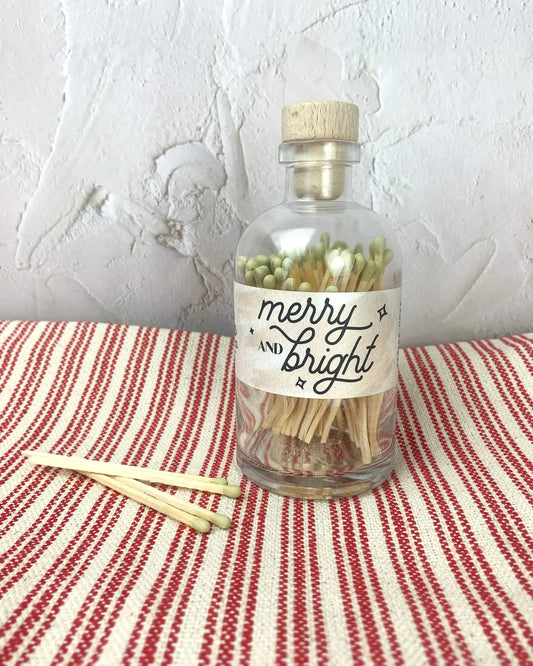 Merry & Bright Gold Matches