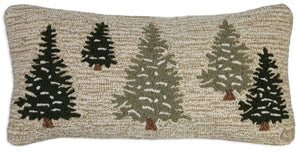 Frosted Trees Pillow (15x30)
