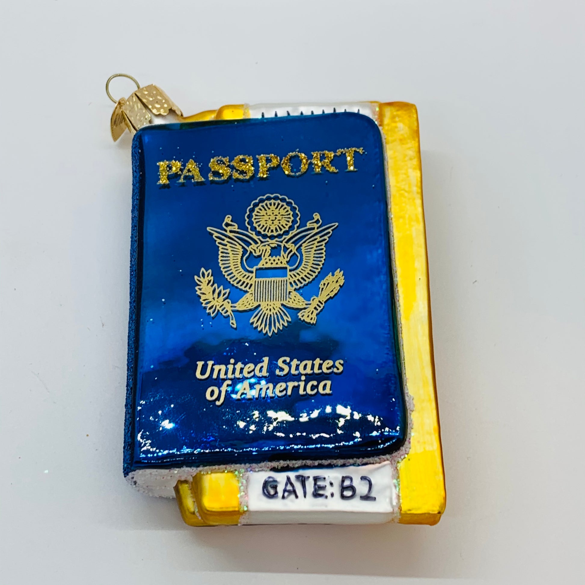 Passport ornament 