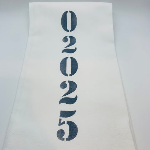 02025 Navy _ Tea Towel