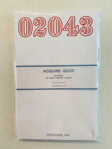 02043 Hingham Notepad