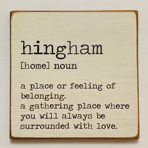 Hingham Definition Square