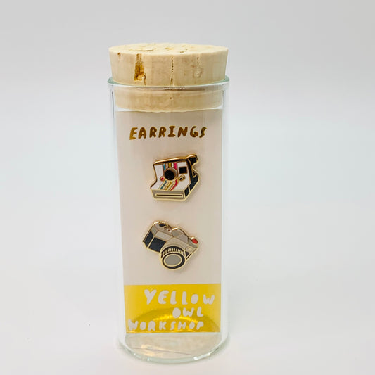 Camera Earrings