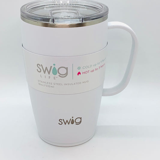 Swig Matte Travel Mug White