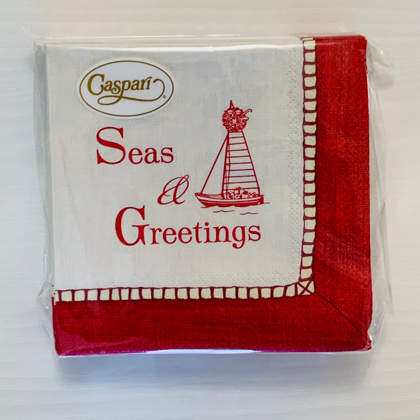 Seas & Greetings Holiday Cocktail Napkins