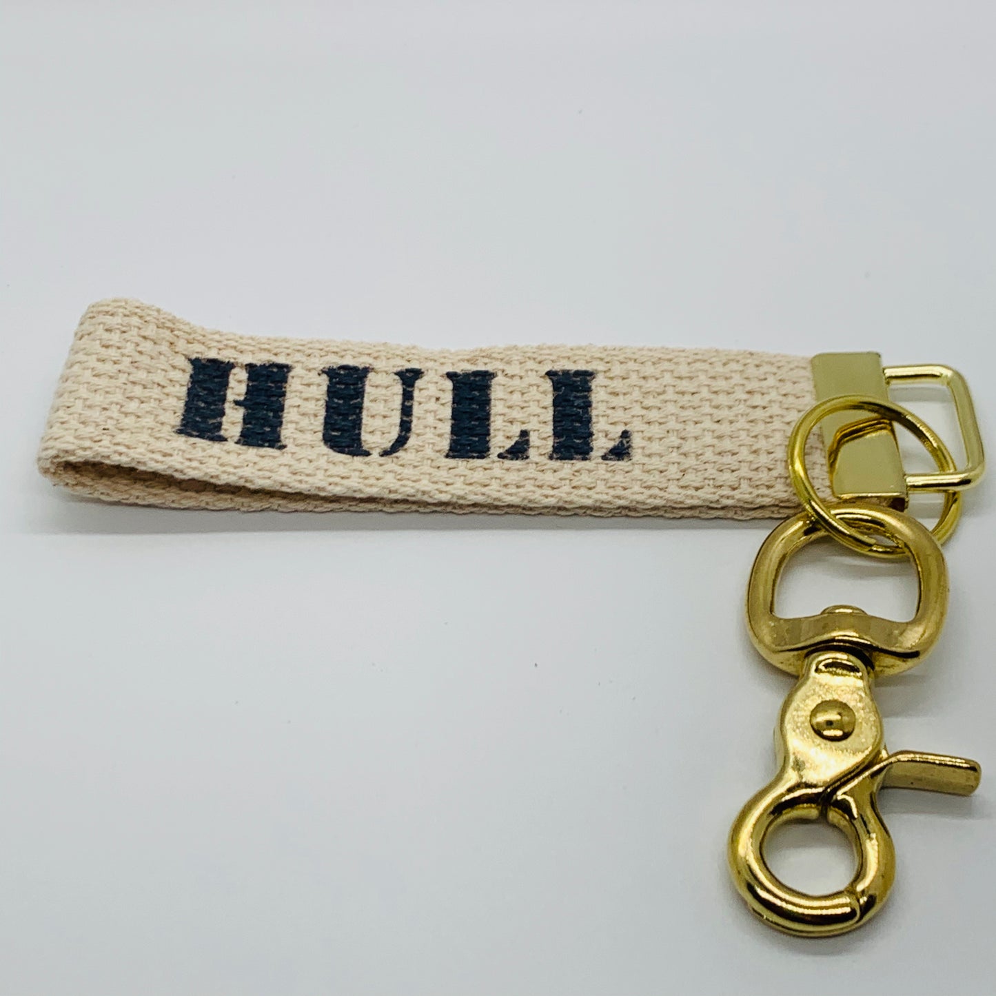 Hull Navy Keychain
