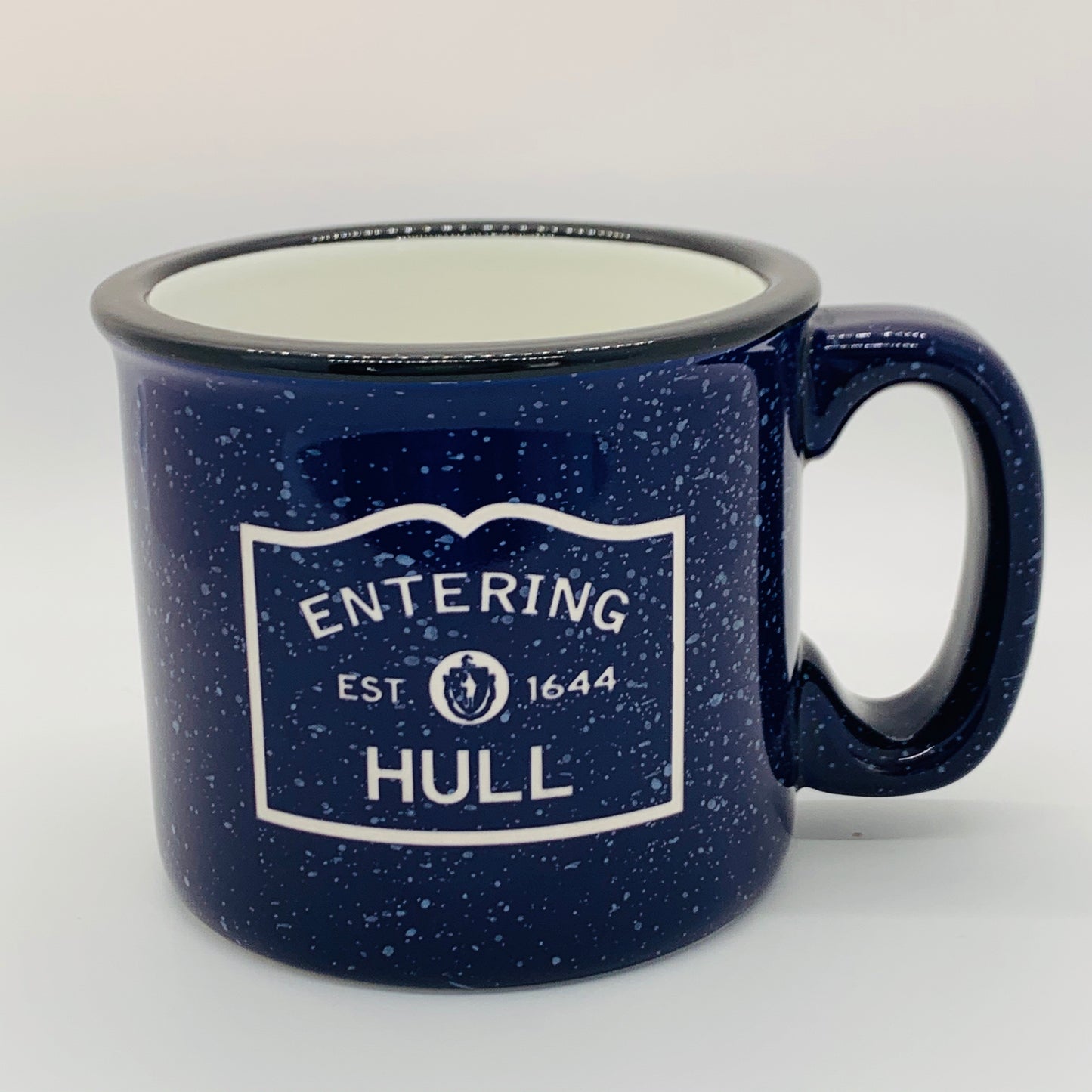 Entering Hull Cobalt Camp Mug