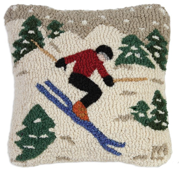 Yippee Skier Pillow _ 14x14